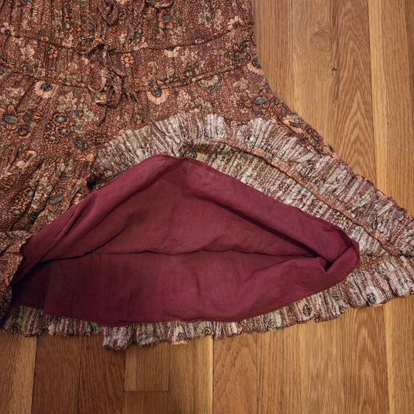 Ulla Johnson "Juniper" Mini Dress Rosebud Floral, Smocked, Puff Sleeves Sz 2 - Picture 9 of 13